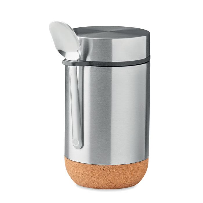 Bocal à repas publicitaire 400 ml BETTNA silver mate